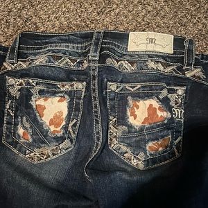 miss me cowprint jeans